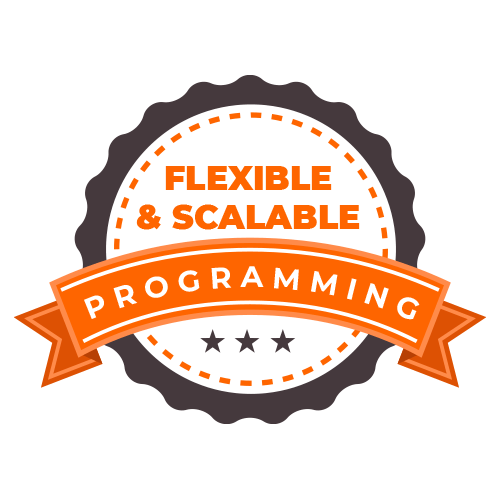“Flexible and Scalable Programming“ Badge