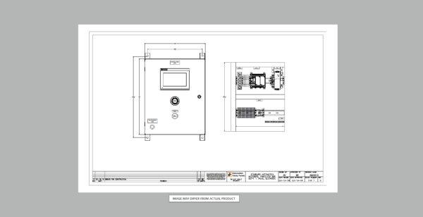 Micro820 PLC Only Panel Layout