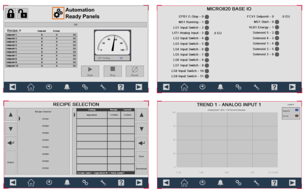 Micro820 HMI Displays