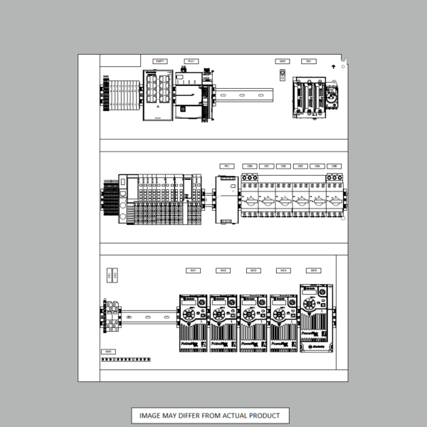 CompactLogix 5380 PLC Control Panel Layout