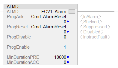 PLC Programming - ALMD