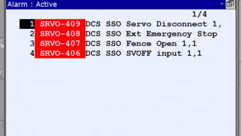 Fanuc Active Alarms