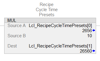 PLC Programming - MUL