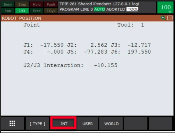 TP Robot Position