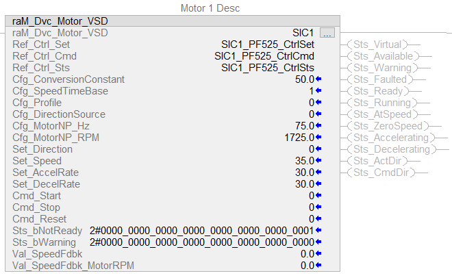 PLC Programming - VSD