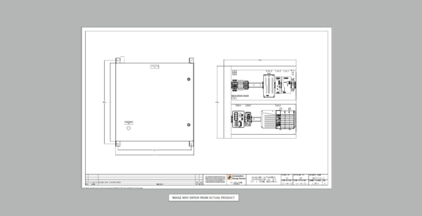 ControlLogix Control Panel with UPS Layout