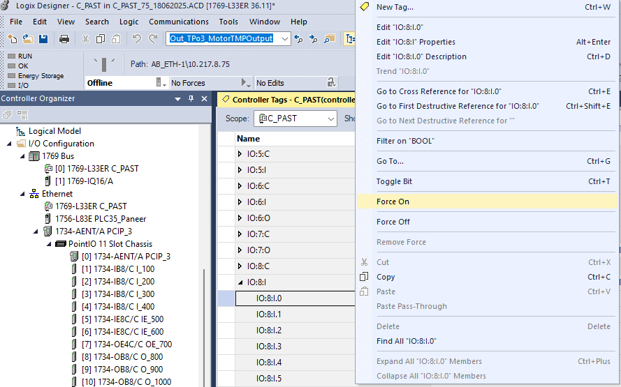 Studio 5000 Force IO