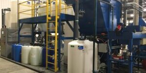 The water filtration system for chemical plating wastewater